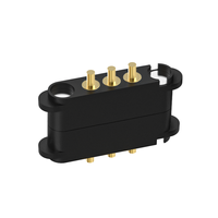 Connecteurs électriques magnétiques à 3 broches Pogo 12V 2A cuivre sans plomb plaqué or pour équipement industriel EVAR LoT