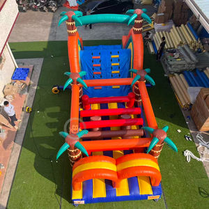Castillo Inflable <span class=keywords><strong>Radical</strong></span> Run, Pista de Obstáculos Inflable, Casa de Brinco Inflable - Product Image 1