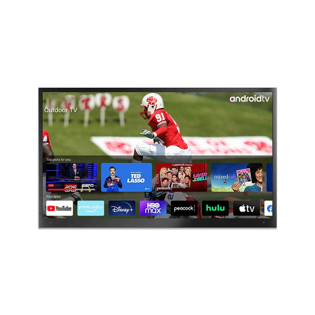 43'' 4K Partial Sun Outdoor TV  1000NIT High Bright Waterproof Android HDR TV All-Weather Durability  Deck Pro Series