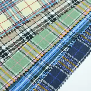 Sun plustex hochwertige Kostüme 65% Viskose 35% Rayon TR Plaid Schuluniform Stoff