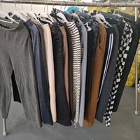 Pantalons d'hiver d'occasion W11 Ldxq, très demandés, de bonne qualité, épais et chauds, couleurs et tailles variées, vente en gros pour femmes, MOQ 40kg