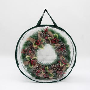 Practical PVC Transparent <b>Storage</b> Bag WaterProof Christmas Wreath <b>Storage</b> <b>Container</b> - Product Image 1