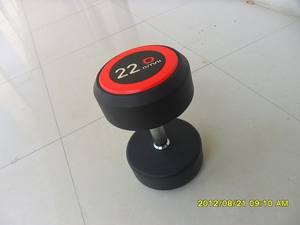 Mancuernas Redondas de Goma al por Mayor, Equipo de Gimnasio, Mancuernas para Clubes Deportivos, Entrenamiento de Fuerza y Ejercicio Corporal - Product Image 2