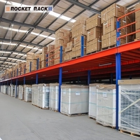 Estantería Metálica ROCKET RACK de Alta Resistencia, Galvanizada, Antioxidante, Capacidad de Carga de 500 kg/m², con Recubrimiento Electrostático en Polvo