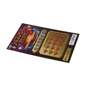 Wholesale Custom Original Card <b>Sticker</b> Game Machine Ticket Online Scratch Off Lottery Tickets - Product Image 3