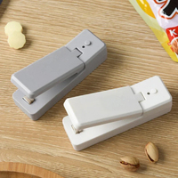 Sellador Magnético 2 en 1 Mini, Cortador y Abridor de Bolsas, Máquina Portátil para Sellar Alimentos y Snacks, Sellador de Bolsas Recargable para Cocina