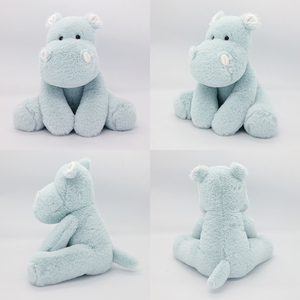 Grosir 22 Cm kustom mainan mewah hewan boneka bayi hewan kuda nil mewah produsen mainan di Cina - Product Image 4