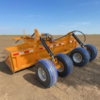 Niveleuse de terrain agricole GPS WisdomBeidou 3 mètres avec haute productivité pour l'utilisation en ferme et sur rizières