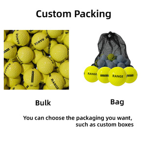 White Two Layers Surlyn <strong>Golf</strong> Practice <strong>Ball</strong> with Customizable Color and Logo Range <strong>Golf</strong> <strong>Ball</strong> - Product Image 5