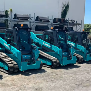 Offre Spéciale utilisé Skid Steer Sunward SWTL4538 50HP Mini chargeur sur chenilles KYB cylindre hydraulique noyau engrenage Yanmar moteur 220V moteur - Product Image 3