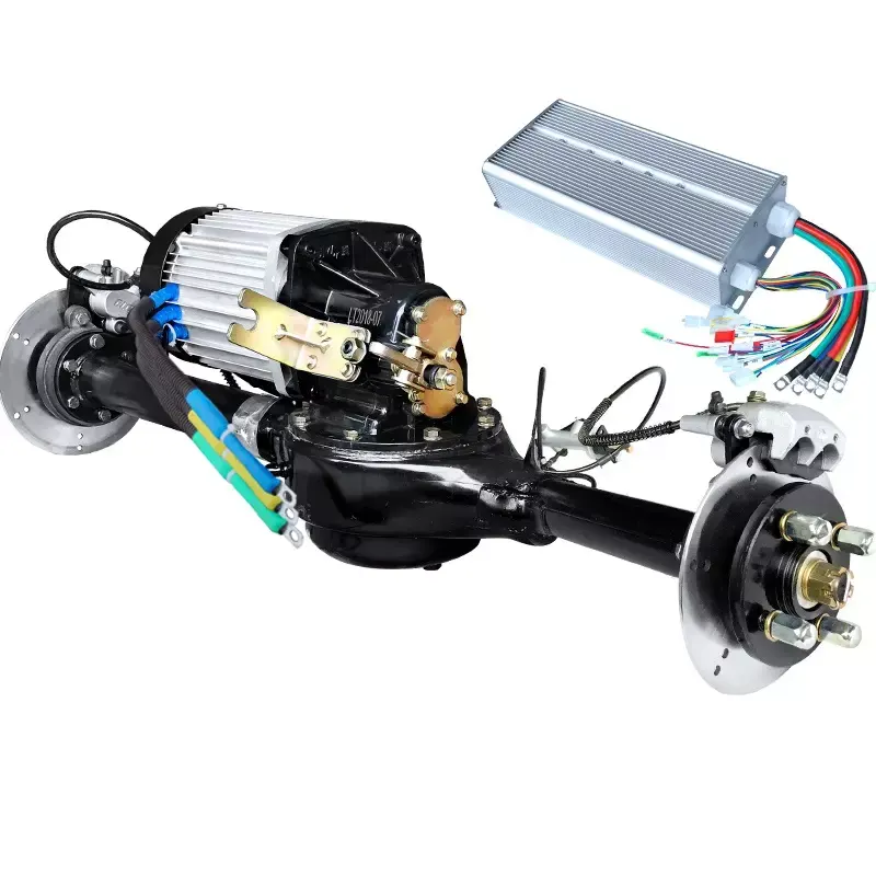 Kit de motor de cubo de coche eléctrico de tres ruedas, 60V, 72V, 2500W, 4600rpm