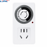 Stopkontak Timer Mekanis Power Now Jadwal Pengisian Berulang Perlindungan Pengisi Daya Kendaraan Listrik Peralatan Rumah Tangga