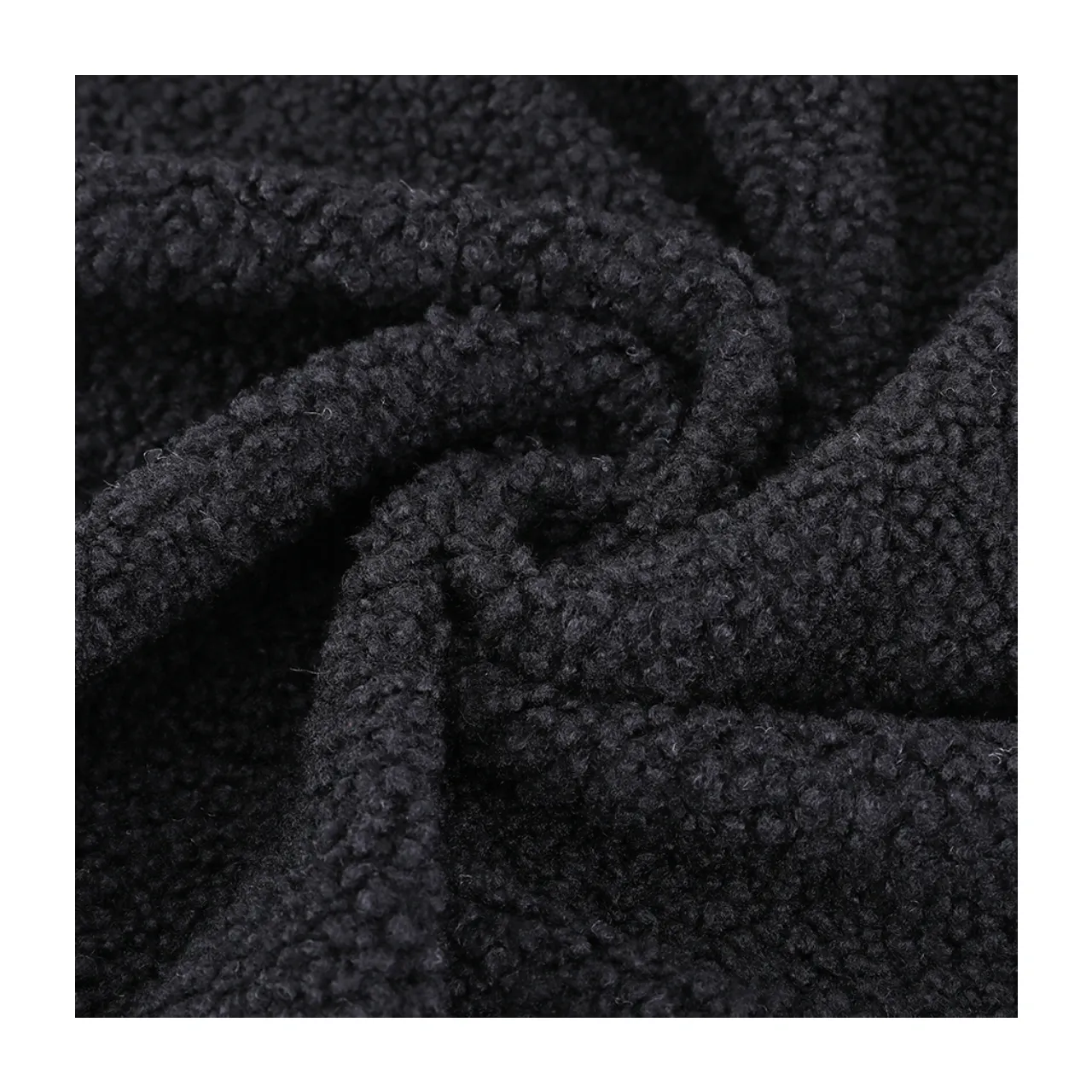 Super confortevole tessuto morbido sostenibile per la casa Sherpa tessuto legato in pile per i vestiti invernali