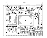 Carte embarquée IoT HelperBoard T527 Linux avec double Ethernet Gigabit, Wi-Fi 6 2.4G/5G et Bluetooth 5.0, module 4G/5G, NPU 2.0T pour passerelle intelligente