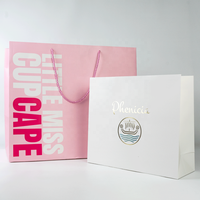 Sacs en papier de luxe élégants pour le shopping, sacs cadeaux en papier avec votre propre logo