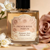 Étiquettes autocollantes personnalisées de luxe pour parfums, résistantes à l'huile et à l'alcool, en vinyle imperméable, avec logo imprimé, adhésives