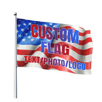 Drapeau national personnalisé en polyester 5x3 pieds Congo Brazzaville Bénin Mali Lituanie Guinée Rouge Jaune Vert