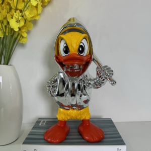 Prêt à expédier : Ensemble <span class=keywords><strong>de</strong></span> collection <span class=keywords><strong>de</strong></span> sculptures <span class=keywords><strong>de</strong></span> canards <span class=keywords><strong>de</strong></span> <span class=keywords><strong>dessin</strong></span> animé en résine plaquée, <span class=keywords><strong>color</strong></span>ées et assorties, <span class=keywords><strong>pour</strong></span> la décoration <span class=keywords><strong>de</strong></span> la maison, <span class=keywords><strong>de</strong></span> la galerie, du couloir et <span class=keywords><strong>de</strong></span> l'entrée. - Product Image 2