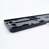 EU Schwarzer Kennzeichenhalter 52,5 x 11,5 cm Magnetischer KFZ-Kennzeichenrahmen / Kennzeichenhalter Einfach zu Installieren