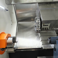 Tour CNC TCK46A, haute précision, système de contrôle Fanuc Syntec GSK, nouveau lit incliné horizontal, moteur 220V, centre de tournage