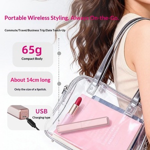 Mini fer à lisser sans fil portable à chargement sans fil, nouveau modèle, ne détient pas les cheveux, pour usage domestique, vente en gros - Product Image 6