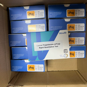 ชุดทดสอบสารเคมีสำหรับสัตว์เลี้ยงยี่ห้อ Wondfo Fincare สำหรับสุนัข ตรวจหา CProg, TSH, HbA1c, คอร์ติซอล, CRP รุ่น YG-101 และ YG-102 - Product Image 1