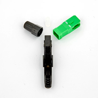 Conectores de Fibra Óptica SC/APC Simplex SM de Ensamblaje Rápido, Precio de Fábrica, para Redes WiFi Interiores, 1 Año de Garantía, Marca OEM