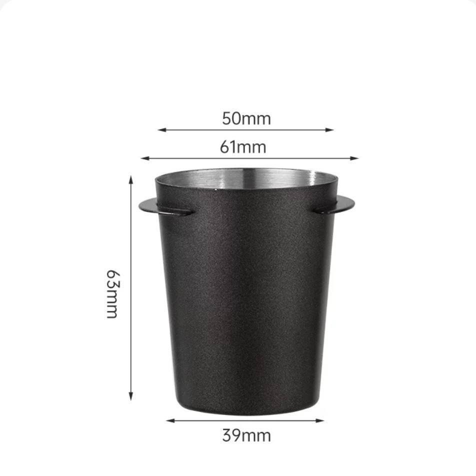 Tasse à poudre noire Black-304-51mm