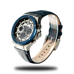 12 월 도매 스포츠 쿼츠 시계 5ATM 방수 스테인레스 스틸 쿼츠 시계 크로노 그래프 손목 시계 - Product Image 2