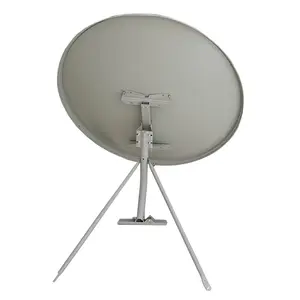 C Ku Band 1.2M Satellietschotel Hogere Versterking Tv-Antenne Lnb Offset Parabolische Ontvanger Met Scalaire Ring