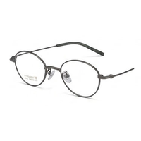 Gafas de Titanio de Primera Calidad, Estilo Ejecutivo, Ligeras, Monturas Ópticas para Mujer y Hombre, Lentes de Lectura Unisex