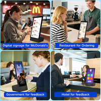 Tablette numérique à écran large RK3576S avec batterie longue durée, forme en L, 15,6 pouces, Android, tablette PoE pour restaurants/bars/cafés, kiosque de commande