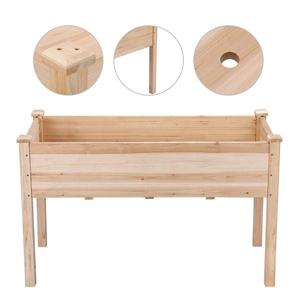 Bằng Gỗ Cao Giường Vườn Trồng Hộp Ngoài Trời Dụng Cụ Làm Vườn Thối Chịu Mài Mòn Lớn lên Giường Vườn Cho Chậu Hoa & Trồng - Product Image 2