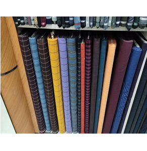 Tela Textil de Polialgodón a Cuadros Elegante para Prendas de Moda Infantil, Confección y Uso en Ropa - Product Image 4