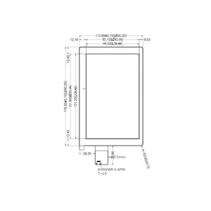 หน้าจอความสว่างสูงขนาด1200x1920 7นิ้ว1500จอแสดงผล LCD MIPI TFT - Product Image 1