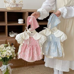 Angou Set di Abbigliamento per <span class=keywords><strong>Neonata</strong></span> <span class=keywords><strong>0</strong></span>-3 <span class=keywords><strong>Mesi</strong></span>, Motivi Floreali, Estate Primavera Autunno, Tutina in Cotone per <span class=keywords><strong>Neonata</strong></span>, Vendita all'Ingrosso - Product Image 4