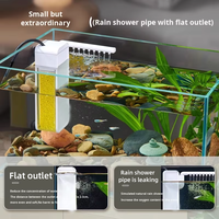 Filtre à eau submersible et pompe à oxygène pour petit aquarium 3-en-1 silencieux interne