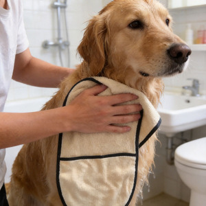 <span class=keywords><strong>Serviette</strong></span> de bain pour chien et chat en microfibre super absorbante, de couleur unie, douce, de haute qualité, personnalisable en gros - Product Image 6