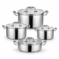 Offre Spéciale – Ensemble de casseroles en acier inoxydable 304, haut de gamme, à double anse, pour soupes, design moderne et durable, compatible lave-vaisselle et gaz