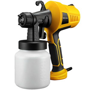 Pistola de Pulverización Eléctrica con Motor de Escobillas y Boquilla de 1.0 mm, Vaso de 1 Litro, Flujo Ajustable, Mini Pistola de Pulverización para Pintura DIY - Product Image 5