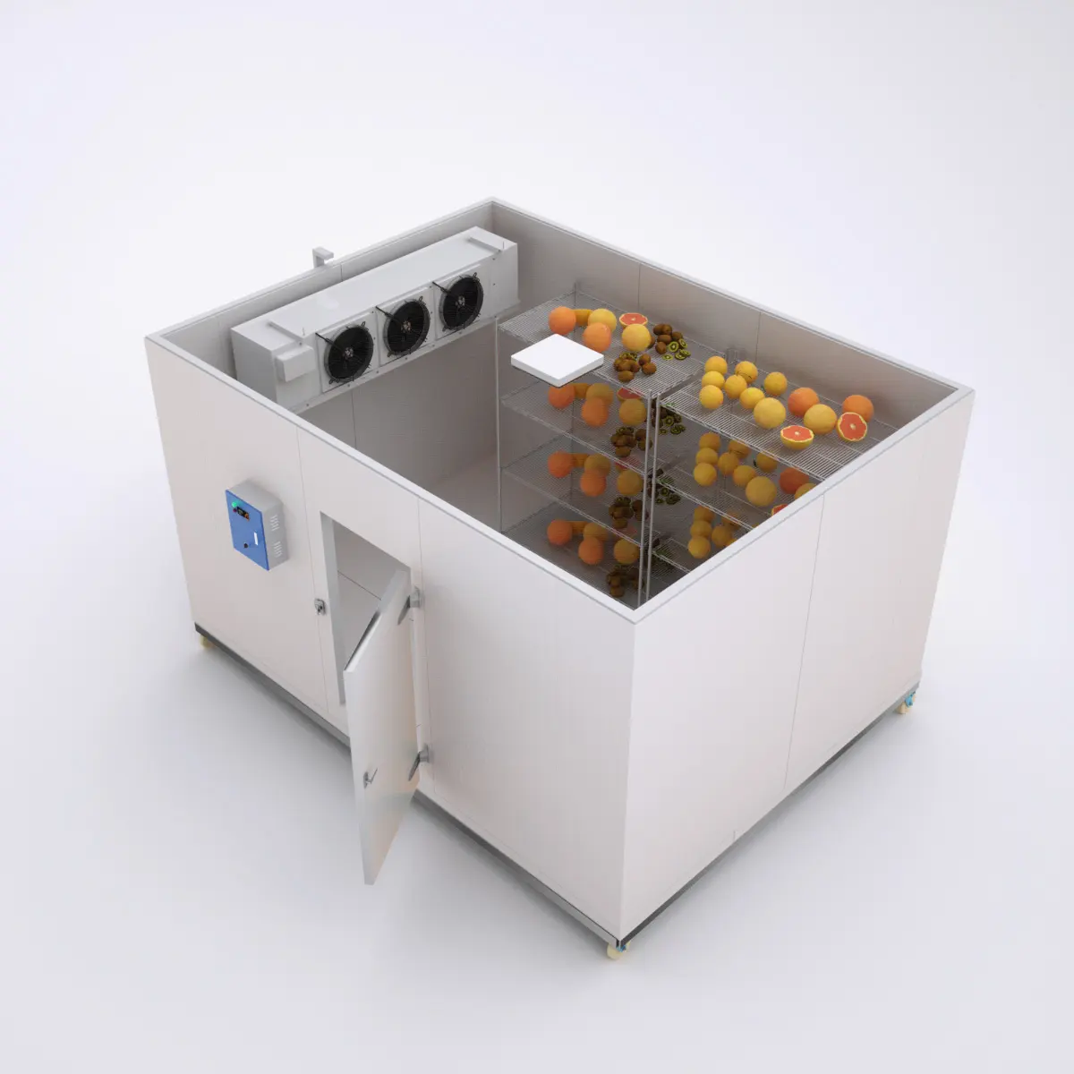 Мобильный изолированный Морозильный контейнер для холодильной камеры/холодильного хранения для мяса/рыбы/овощей