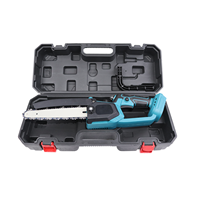 Bon marché, haute performance, facile à utiliser, outil de scie à chaîne de 8 pouces, scie à chaîne portable 21V pour la coupe du bois