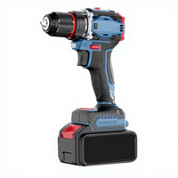 Perceuse sans fil sans balais haute capacité, haute puissance, lithium-ion, perceuse à percussion, poignée pistolet, tournevis électrique multifonction 48V