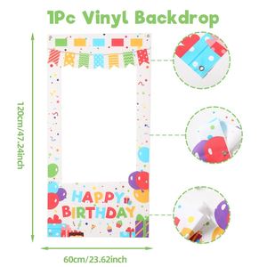 120*60 ס "מ ילדים יום הולדת באנר רקע בד קריקטורה יום הולדת - Product Image 4