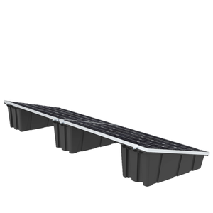 Système de panneaux solaires photovoltaïques avec seau en plastique lesté, montage <span class=keywords><strong>sur</strong></span> toit ou au sol, résistant aux UV - Product Image 2
