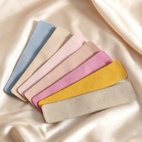 Estuche Profesional de Piel Sintética PU para Brochas de Maquillaje y Lápices de Cejas, Cosido a Mano, Delgado, Venta al por Mayor, Suministros para Regalos