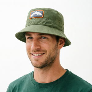 Sombrero de Pesca de Trucha Bordado, Sombreros de Pescador de Algodón Personalizados con Orificios de Ventilación, Hecho en Vietnam - Product Image 6