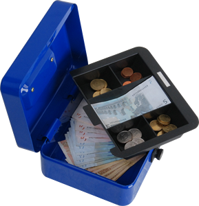 Small Money Safe Box Steel Coin Money Box Combination Lock Small Money Box With Money Tray Metal Safe Cash Box/