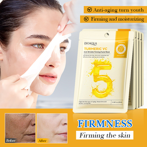 Mascarillas Faciales Hidratantes y Calmantes de Cúrcuma SADOER de Alta Calidad OEM, <span class=keywords><strong>Mascarilla</strong></span> Coreana Personalizada Antioxidante e Hidratante <span class=keywords><strong>para</strong></span> <span class=keywords><strong>Piel</strong></span> Propensa al Acné - Product Image 4