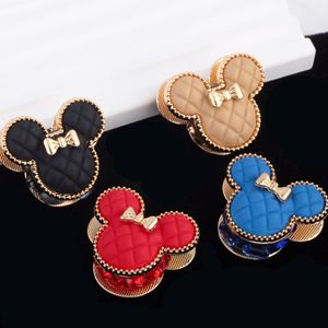 Kunsi TK <span class=keywords><strong>Mickey</strong></span> <span class=keywords><strong>Mouse</strong></span> Linda aleación arcilla cuenta taladro bola agujero recto DIY teléfono móvil llavero collar accesorio - Product Image 4